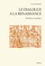 Le dialogue à la Renaissance : Histoire et poétique