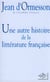 Une autre histoire de la littérature - tome 1