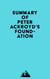 Summary of Peter Ackroyd's Foundation