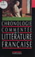 Chronologie commentée de la littérature française