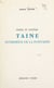 Poésie et système : Taine interprète de La Fontaine