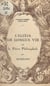 L'élixir de longue vie et la pierre philosophale