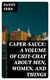 Caper-Sauce: A Volume of Chit-Chat about Men, Women, and Things