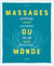 Massages du monde - Ayurvédique, suédois, californien, Lomi Lomi, Shiatsu, réflexologie...