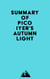 Summary of Pico Iyer's Autumn Light
