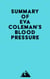 Summary of Eva Coleman's Blood Pressure