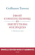 Droit constitutionnel et institutions politiques - 7e édition 2025