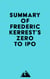 Summary of Frederic Kerrest's Zero to IPO