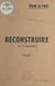 Reconstruire - Pour la paix