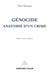 Génocide - Anatomie d'un crime