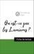 Analyse de l'œuvre : Qu'est-ce que les Lumières ? (résumé et fiche de lecture plébiscités par les enseignants sur fichedelecture.fr)
