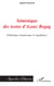 Sémiotique des textes d'Azouz Begag - Esthétique romanesque et signifiance