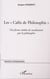 LES " CAFÉS DE PHILOSOPHIE " Une forme inédite de socialisation par la philosophie