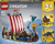 Le bateau viking et le serpent de Midgard