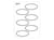 Lot de 18 Etiquettes blanches solubles - Avery