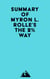Summary of Myron L. Rolle's The 2% Way