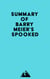 Summary of Barry Meier's Spooked