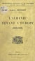 L'Albanie devant l'Europe - 1912-1929