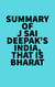 Summary of J Sai Deepak's India, that is Bharat