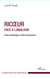 Ricoeur face à l'analogie - Entre théologie et déconstruction