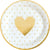 8 assiettes Everyday Love 23 cm