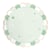 8 assiettes en carton - 23 cm - Vert pastel