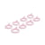 8 bracelets EVJF de folie - rose