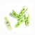  8 pinces bois magnet - vert