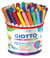 Pot de 6 x 12 feutres GIOTTO Turbo Advanced