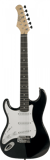 Eko Tribute Starter S-300 - Guitare électrique - Gaucher - Type ST - Black