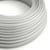 2,5 mètres Câble textile - L'Original Creative-Cables - RM02 rond 2x0,75mm - Argenté brillant