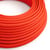 2,5 mètres Câble textile en coton - L'Original Creative-Cables - RF15 rond 2x0,75mm - Orange fluo brillant