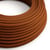 Câble textile en coton - RC23 - rond - 2,5 mètres x 0,75 mm - Marron cannelle