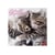 Calendrier mural 2024 Legami - 12 mois - Kittens - 30 x 29 cm