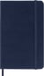 Carnet - 9 x 14 cm - Moleskine - 192 pages unies - couverture rigide - bleusaphir