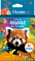 Lot de 8 pochettes de stickers Le monde des animaux mille et une couleurs - Panini
