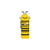 Trousse 2 en 1 ronde 1 compartiment Legami - Jaune et noir - Abeille
