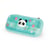 Trousse rectangulaire 2 compartiments - Legami - vert - Panda