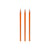 Lot de 3 recharges pour stylo à encre gel effaçable Legami - Orange