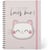 Trio - Cahier à Spirale 3 en 1 - Chat - Format A4