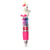 Mini stylo à bille 4 couleurs Legami - Licorne - Bleu, rose, pourpre, vert - Pointe moyenne