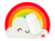 Tapis de souris - Nuage et arc-en-ciel