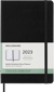 Agenda civil semainier 2023 - Couverture rigide - 13 x 21 cm - Moleskine - Noir