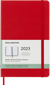 Agenda civil semainier 2023 - Couverture rigide - 13 x 21 cm - Moleskine - Rouge
