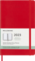 Agenda civil semainier 2023 - Couverture souple - 13 x 21 cm - Moleskine - Rouge