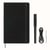Set Carnet Smart - 13 x 21 cm - Moleskine - 176 pages lignées - couverture rigide - noir + smart pen