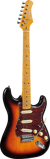 Eko S-300V - Guitare électrique - Type ST - Vintage Sunburst 