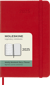 Agenda semainier 2026 Moleskine - Rouge - 9 x 14 cm