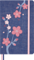 Carnet Moleskine - Bleu– 13 x 21 cm – Sakura - 176 pages lignées