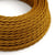 2,5 mètres Câble textile - L'Original Creative-Cables - TM05 tressé 2x0,75mm - Or brillant